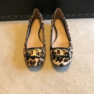 Size 10 Womens Tory Burch Cheetah Print Heels